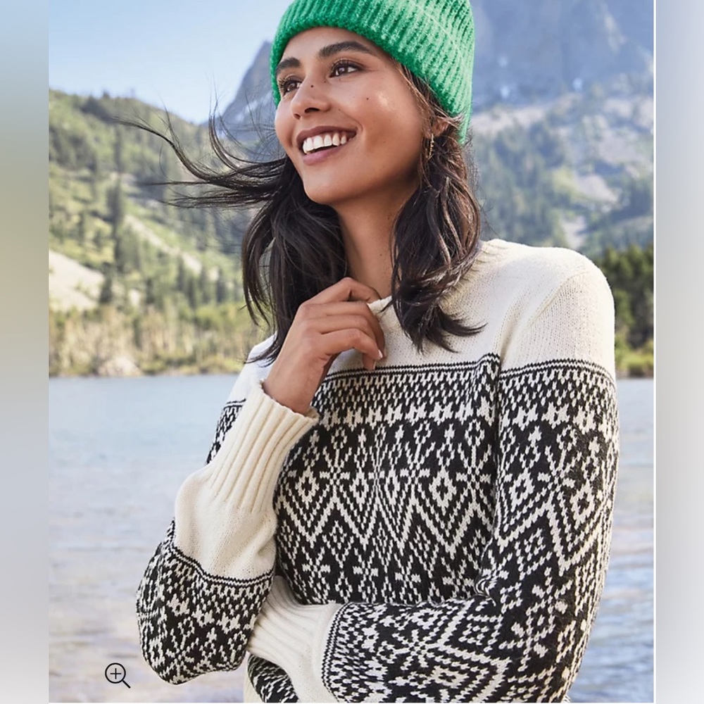 Loft Relaxed Fair Isle Sweater